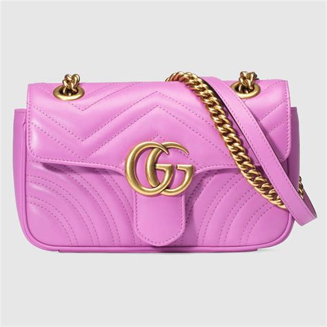 pink gucci marmont bag